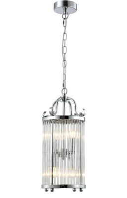 Светильник подвесной Crystal Lux TADEO SP4 D200 CHROME/TRANSPARENTE