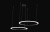 Люстра Crystal Lux MANZANA SP53W LED D600+800 BLACK Люстра Crystal Lux MANZANA SP53W LED D600+800 BLACK
