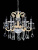 Хрустальная подвесная люстра Lumina Deco Denica LDP 66249-6 WT