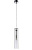Светильник подвесной Crystal Lux BELEZA SP1 F CHROME