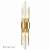 Бра Crystal Lux ATENTO AP2 BRASS/TRANSPARENTE
