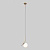 Подвесной светильник Frost Long 50159/1 латунь