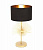 Настольная лампа Lumina Deco Fonti LDT 5534 GD+BK