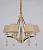 Хрустальная подвесная люстра Lumina Deco Valentina LDP 1240-6 GD