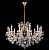 Люстра Crystal Lux HOLLYWOOD SP12 GOLD