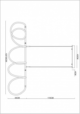 Подвесной светильник Klimt A2850SP-75PB
